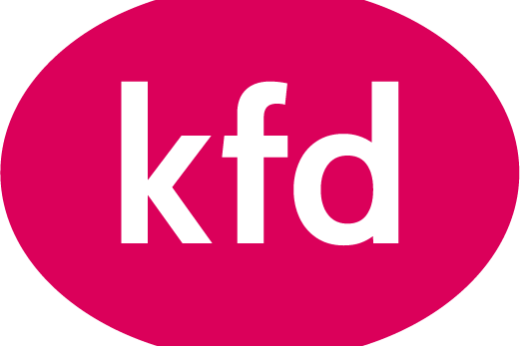 man sieht das Wort kfd in einem pinken Oval (c) kfd man sieht das Wort kfd in einem pinken Oval