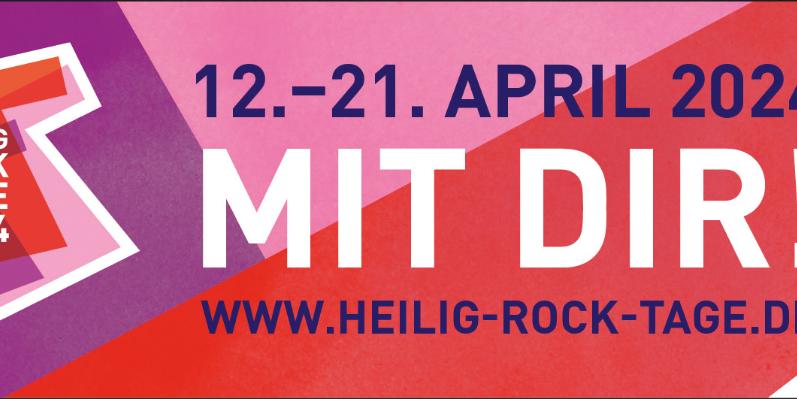 Werbeplakat für die Heilig-Rock-Tage vom 12. bis 21. April 2024.
