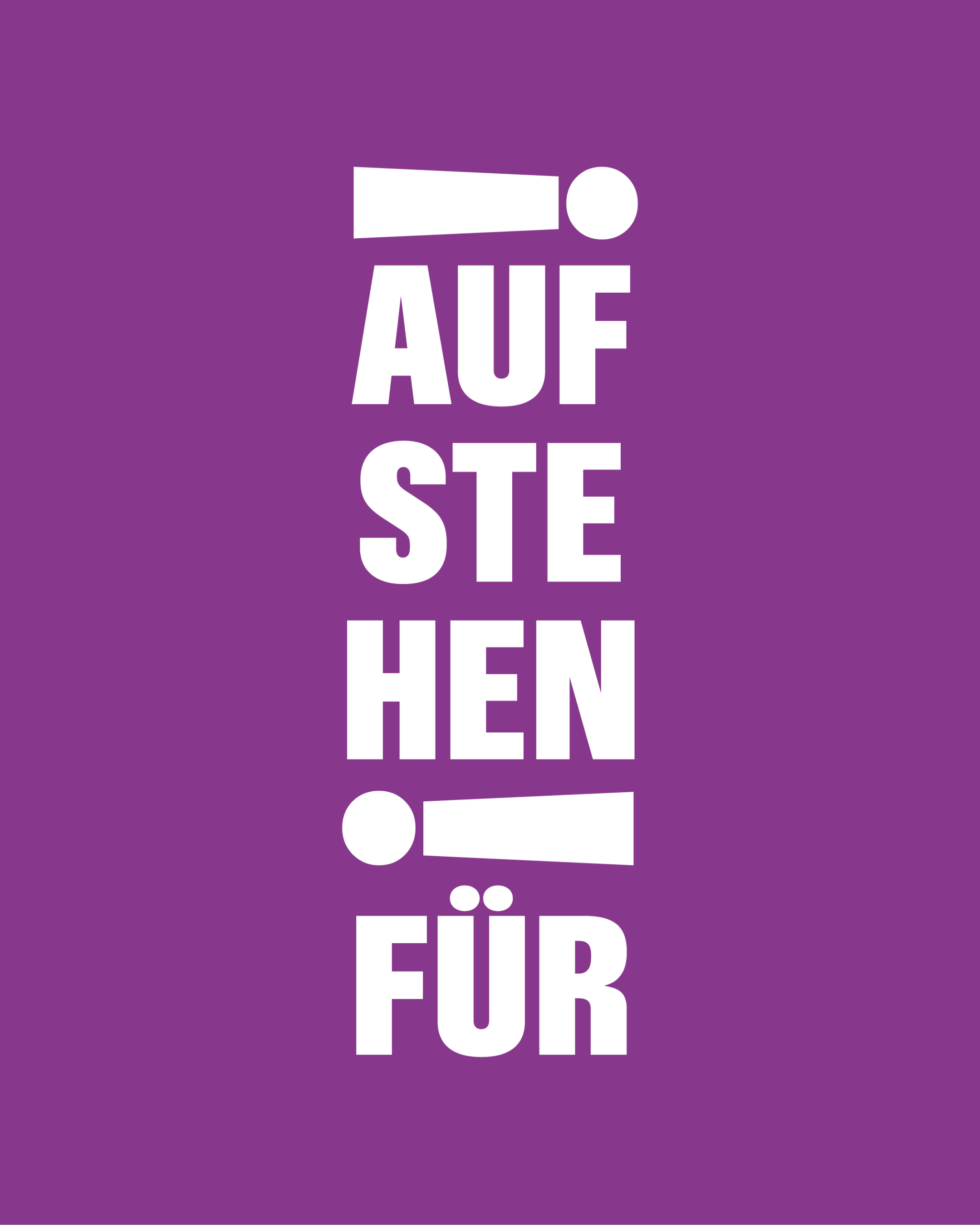 Logo Aufstehen für