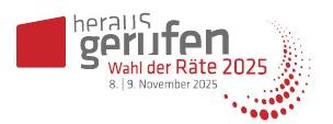 Logo herausgerufen - Wahl der Räte - 8./9. November 2025