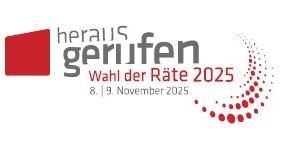 Logo herausgerufen - Wahl der Räte - 8./9. November 2025 (c) Bistum Trier Logo herausgerufen - Wahl der Räte - 8./9. November 2025