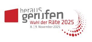 Logo herausgerufen - Wahl der Räte - 8./9. November 2025