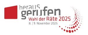 Logo herausgerufen - Wahl der Räte - 8./9. November 2025