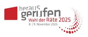 Logo herausgerufen - Wahl der Räte - 8./9. November 2025