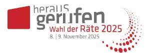 Logo herausgerufen - Wahl der Räte - 8./9. November 2025