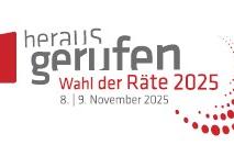 Logo herausgerufen - Wahl der Räte - 8./9. November 2025