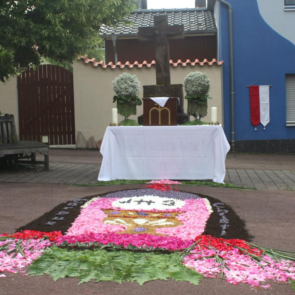 Blumenteppich in Ruwer